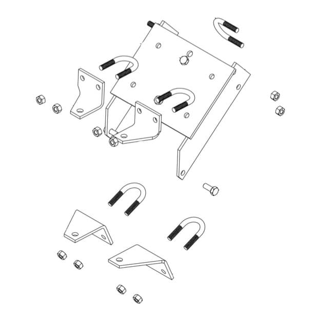 Winch Mount Kit Honda 1