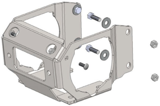 Winch Mount kit Polaris 6