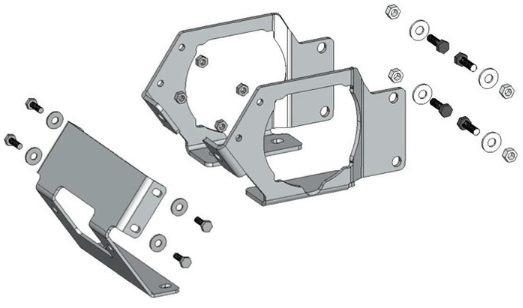 Winch Mount kit Polaris 7