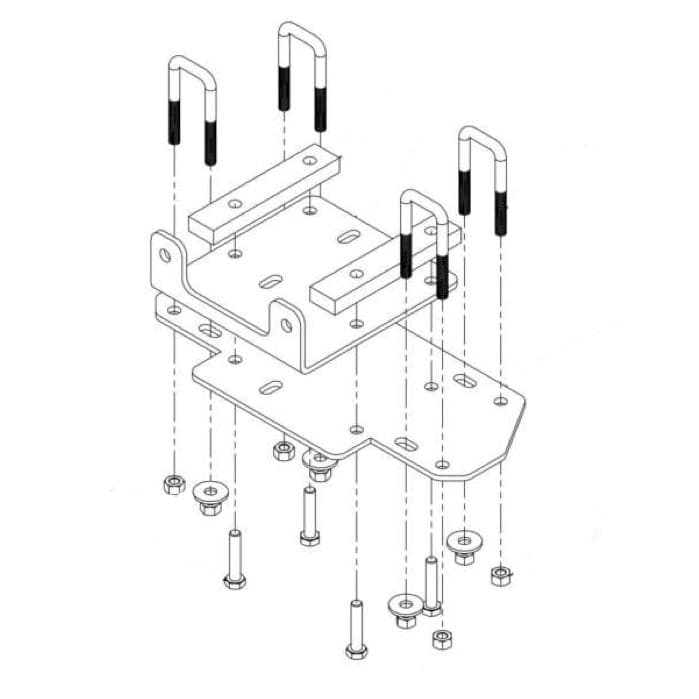 Winch Mount kit Honda 3