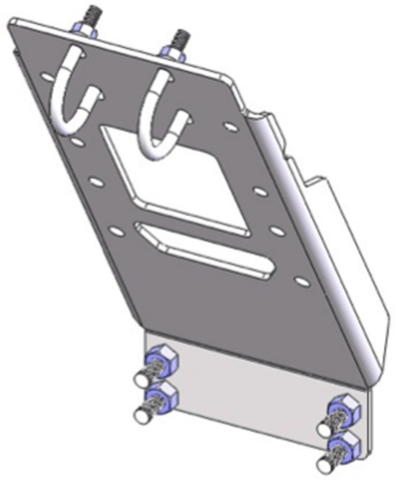 Winch Mount kit Kawasaki 3