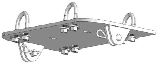 Blade Mount kit Honda TRX500-2