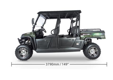 HS15D UTV vist fra side
