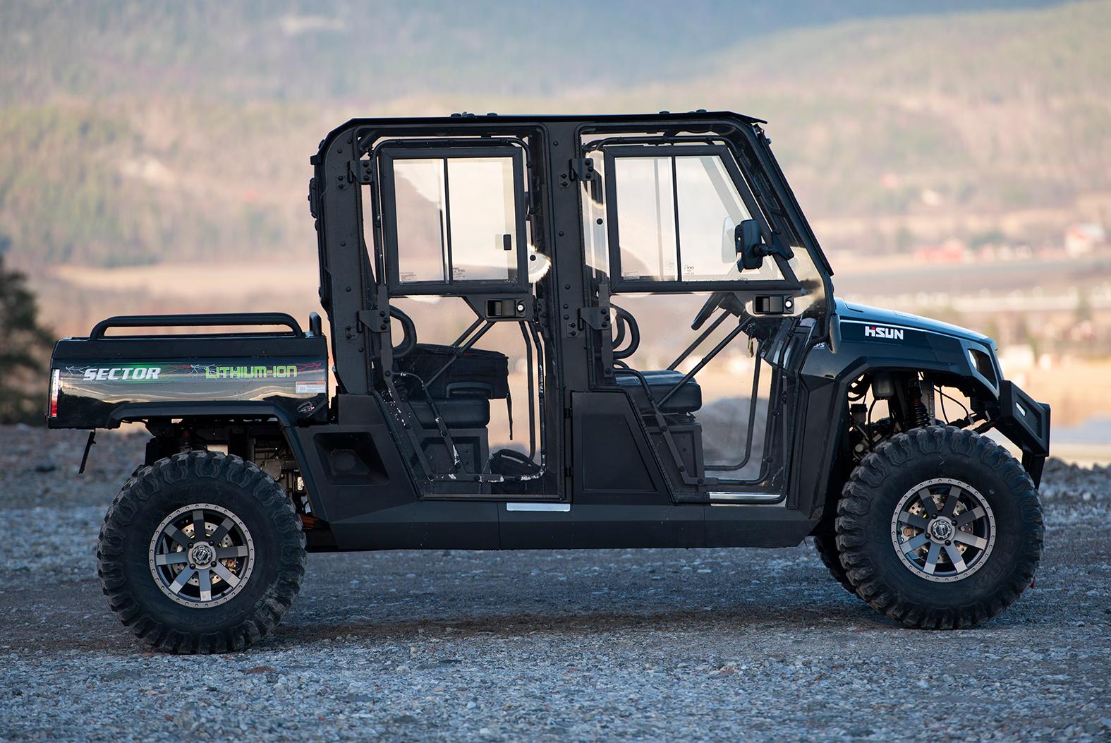 Ny elektrisk UTV med plass til 4 personer