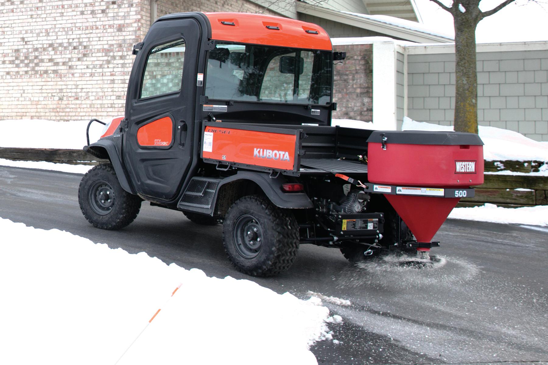 Saltstrøer LowPro 500W Bakmontert