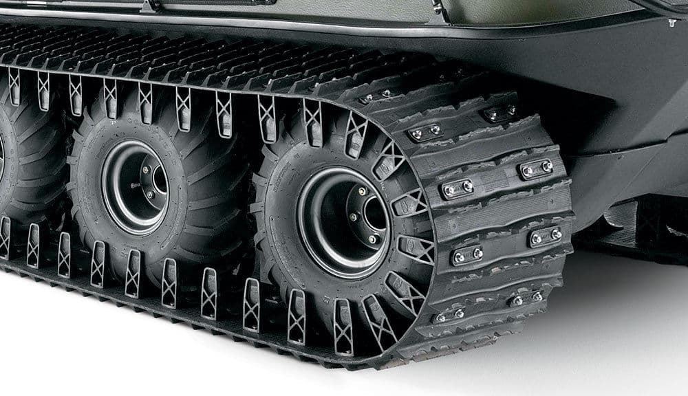 Track rubber - No extension