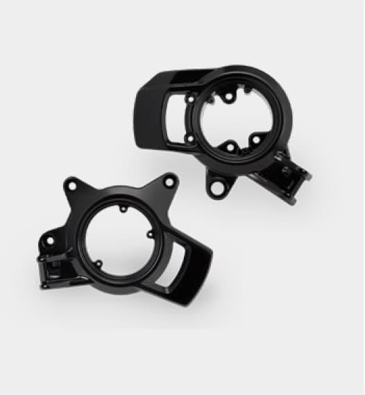 Black rider rear sets