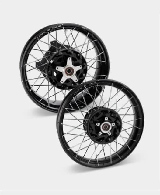 Wire wheels - forhjul