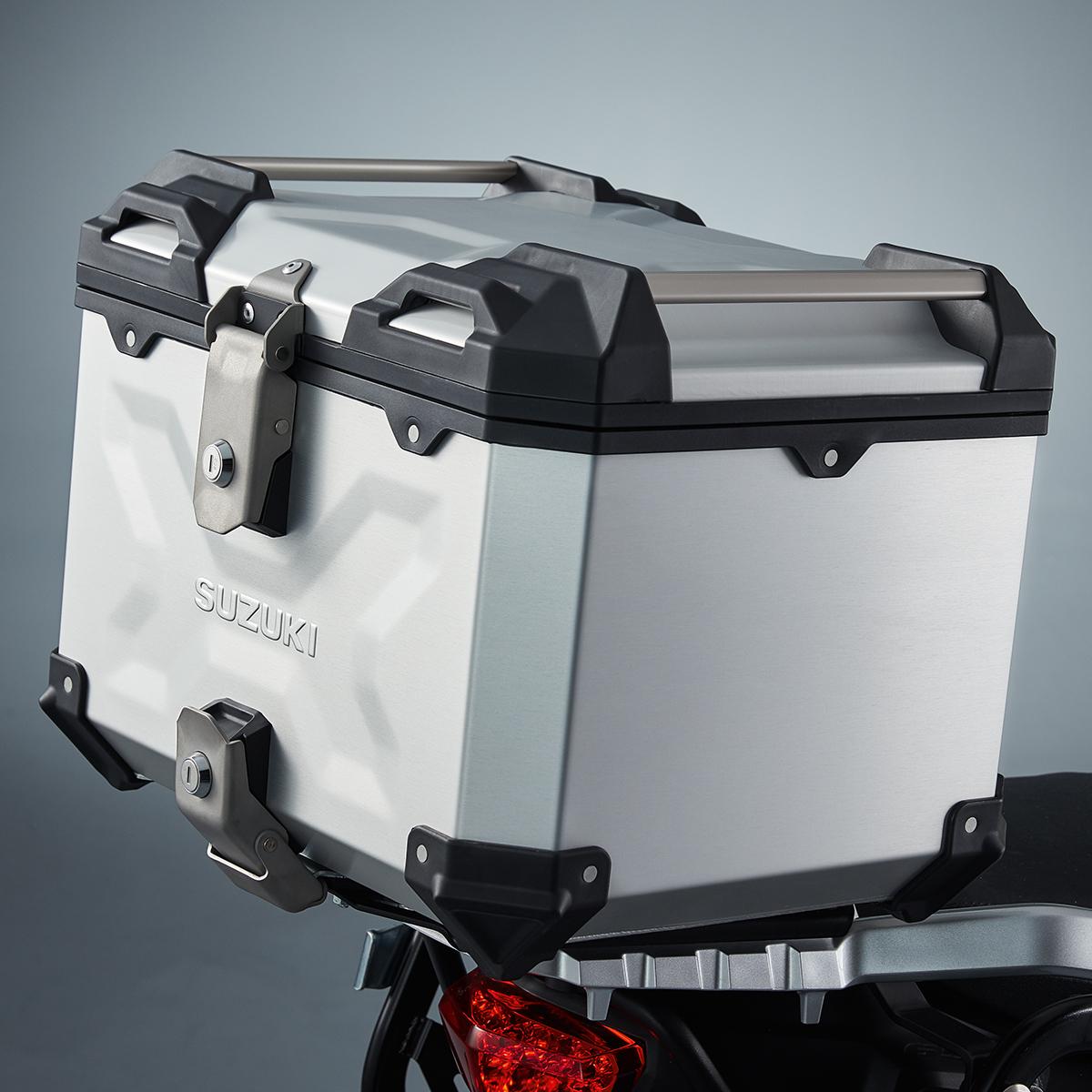 Toppkoffert aluminium 38 liter (sølv)